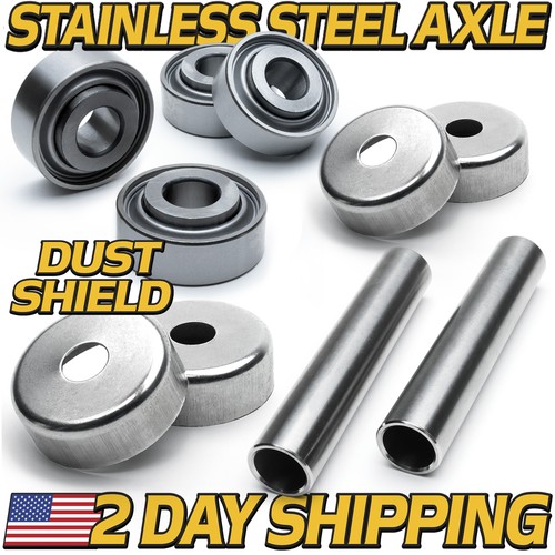 Wheel bearing axle - (2,